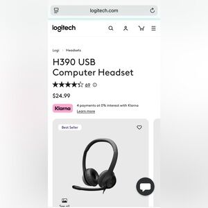 Logitech H390 USB Headset